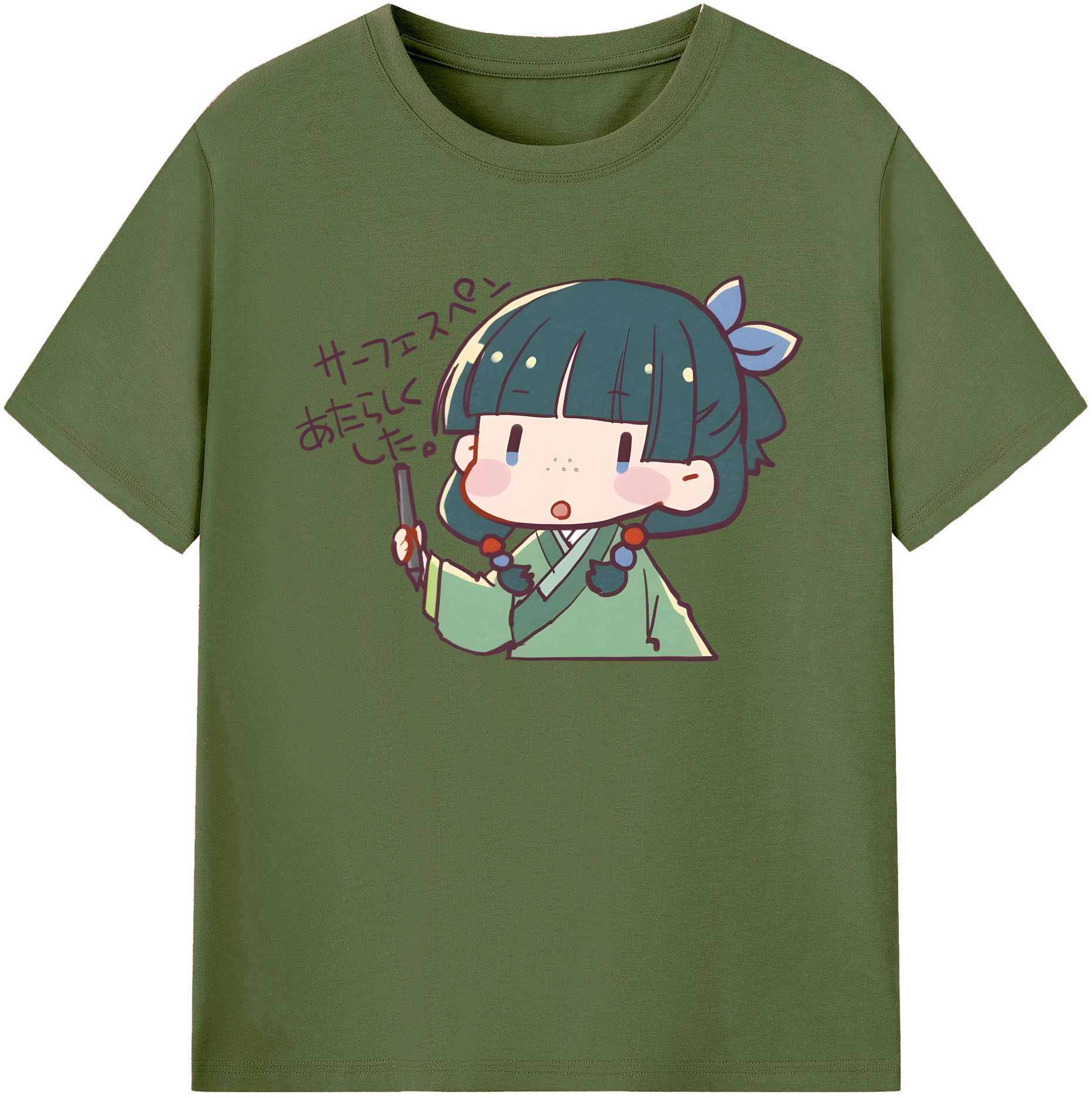（画像用） 薬屋のひとりごと The Apothecary Diaries 綿100％半袖Tシャツ（フロントプリント）